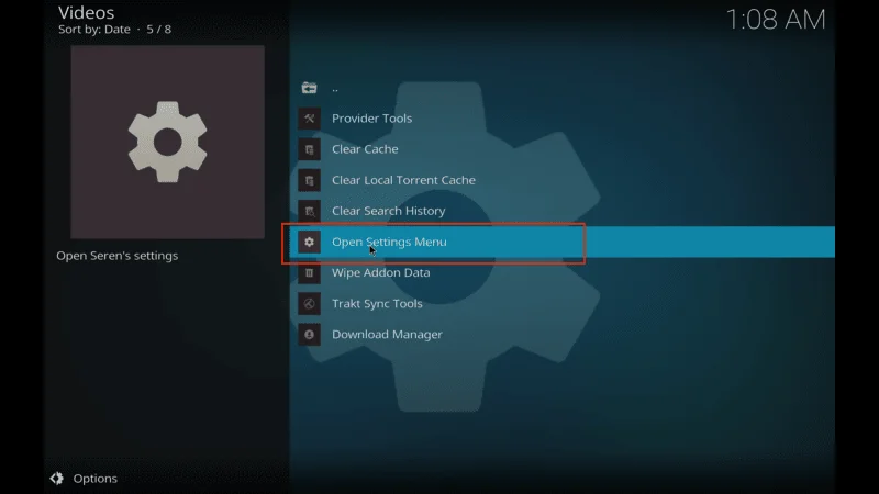 Seren Kodi Addon Configuration Tips